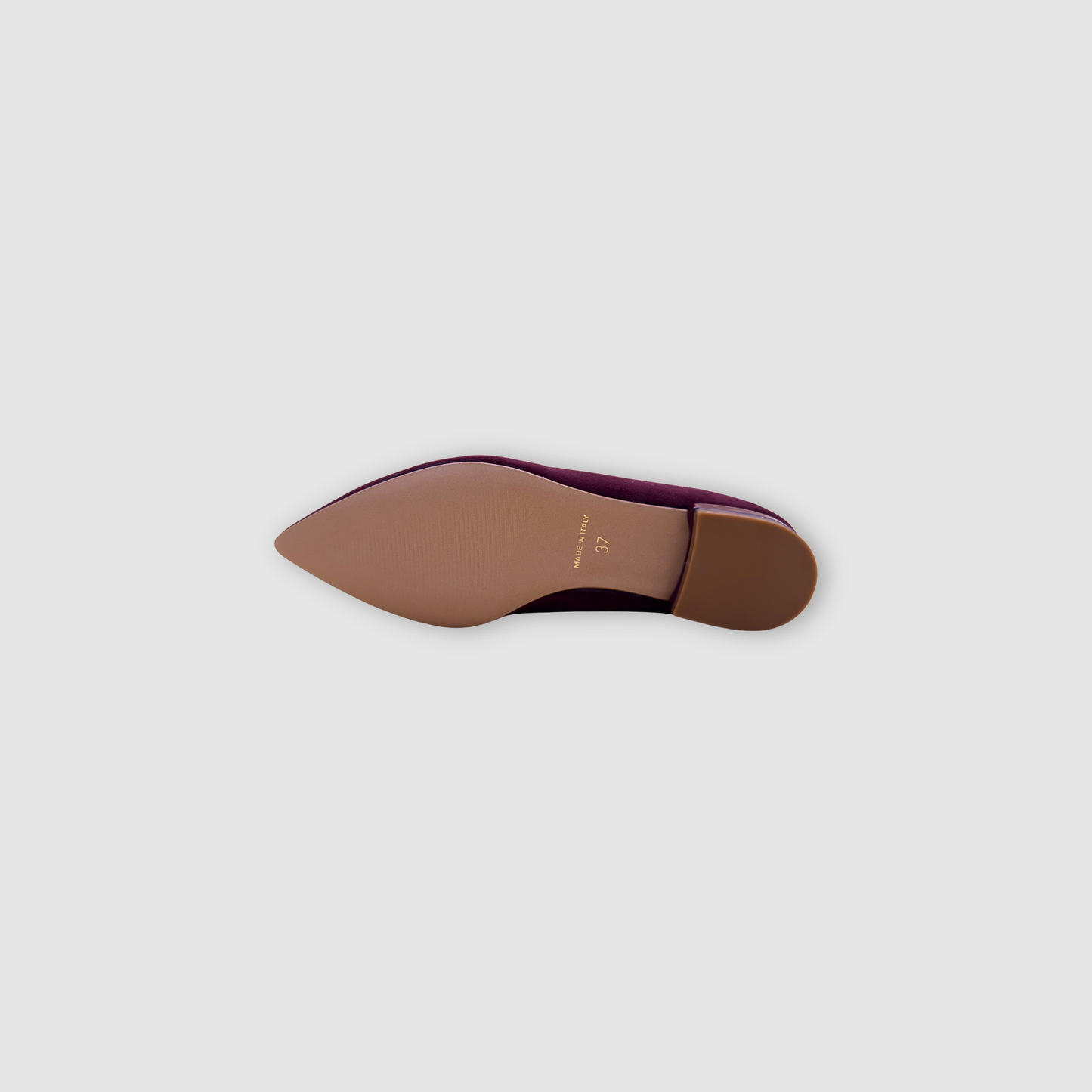 Semelle mocassins femme bordeaux confort et adhérence