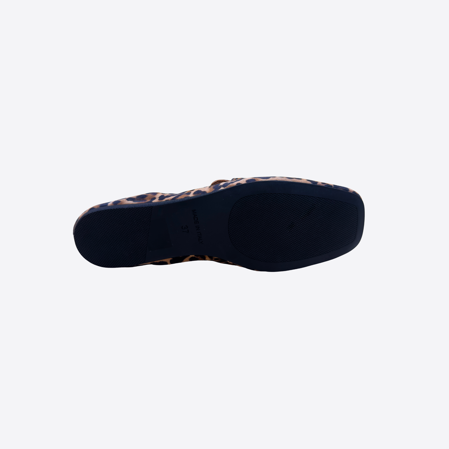 Semelle mocassin léopard caoutchouc antidérapant flexible confort quotidien