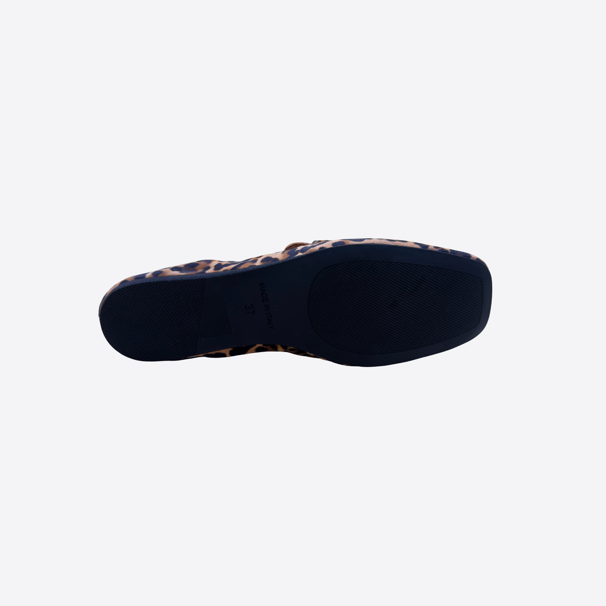 Semelle mocassin léopard caoutchouc antidérapant flexible confort quotidien